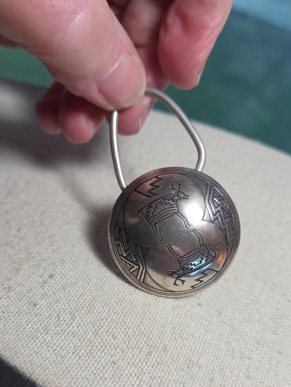 The Silver Mesa Sterling Silver Key Chain With Bennett Clasp